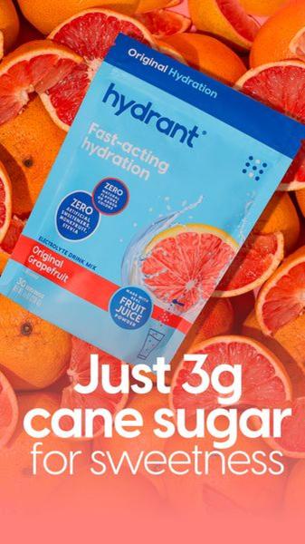 hydration powder, electrolyte mix, drink mix, powdered beverage, hydration supplement, sports drink mix, electrolyte powder, product launch, flat lay, fresh, energetic, orange, blue